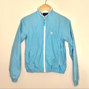 Fila baby blue windbreaker